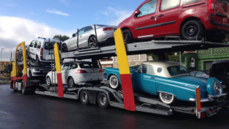 Car was imported from Florida through Hamburg, and shipped to Spain
