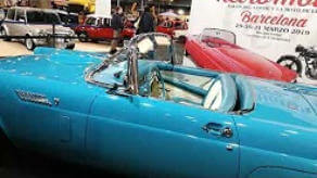 1956 Ford Thunderbird exhibited at Retro Malaga