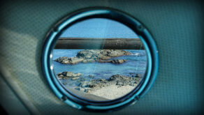 Convertible top porthole