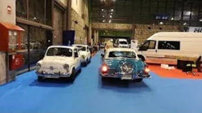 Leaving classic car exhibition