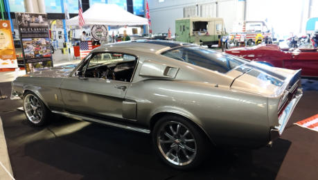 1967 Ford Mustang Shelby at RG Classics stand, Retromalaga 2019