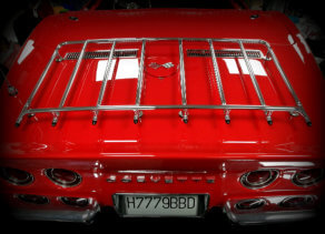 New chrome luggage rack