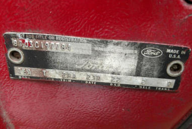 vin number
