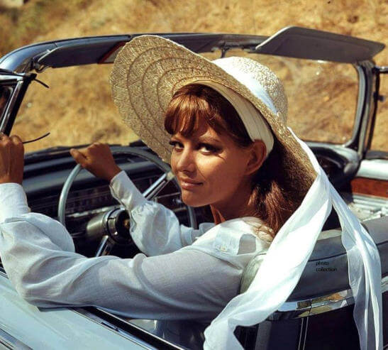 CLAUDIA CARDINALE DRIVING
