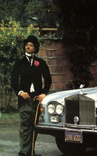 Michael Jackson as CHARLIE CHAPLIN and Rolls Royce