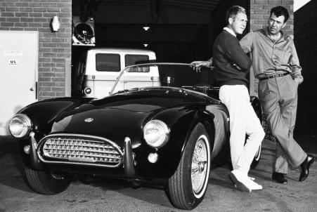 Steve Macqueen and Carrol Shelby