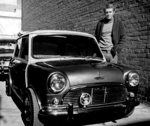STEVE mACQUEEN MINI COOPER