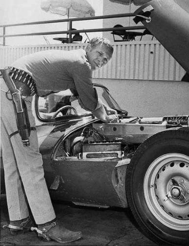 Steve Macqueen pasion for cars