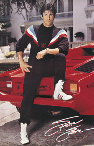Sylvester Stallone FERRARI