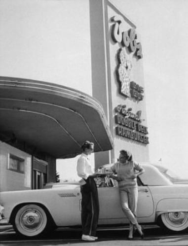 Debbie Reynolds FORD THUNDERBIRD