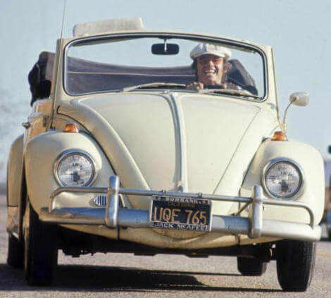 Jack Nicholson Beetle convertible