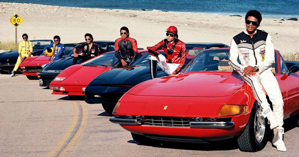 The Jacksons and cars