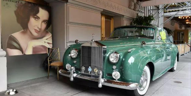 Elizabeth Taylor Rolls Royce Silver Cloud 