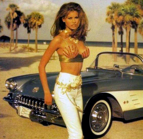 Rachel Welch Corvette 1958