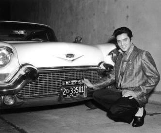 Elvis and his Caadillac