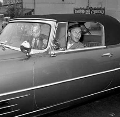 Frank Sinatra and his car