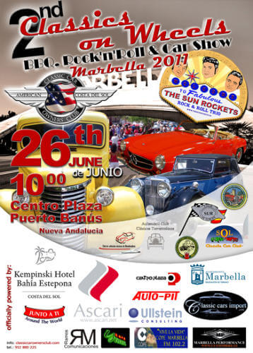 classic car meeting, classics on wheels second edition, marbella